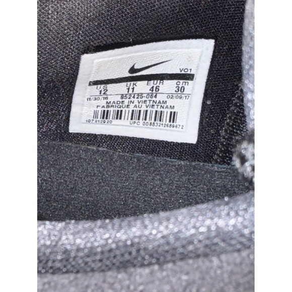 Nike Kobe A.D‎ Black Mamba Sneakers Triple Black Rare 852425- 064 Mens Size 12 main image 7